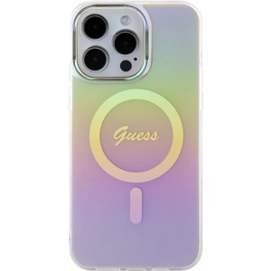 Wholesale Guess GUHMP15XHITSP Apple iPhone 15 Pro Max hardcase IML Iridescent MagSafe pink - GUE2889 - {ean13} - Hurt