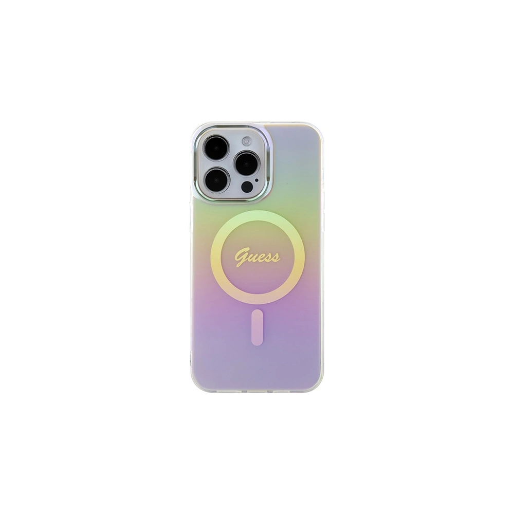 Hurtownia GSM - Etui Guess GUHMP15XHITSP Apple iPhone 15 Pro Max hardcase IML Iridescent MagSafe roz (pink) - GUE2889 - {ean13} - Hurt