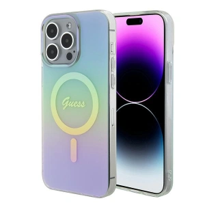 Hurtownia GSM - Etui Guess GUHMP15XHITSQ Apple iPhone 15 Pro Max hardcase IML Iridescent MagSafe tyrkysový/turquoise - GUE2890 - {ean13} - Hurt