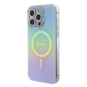 Hurtownia GSM - Etui Guess GUHMP15XHITSQ Apple iPhone 15 Pro Max hardcase IML Iridescent MagSafe tyrkysový/turquoise - GUE2890 - {ean13} - Hurt