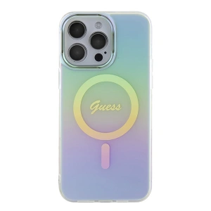 Hurtownia GSM - Etui Guess GUHMP15XHITSQ Apple iPhone 15 Pro Max hardcase IML Iridescent MagSafe tyrkysový/turquoise - GUE2890 - {ean13} - Hurt