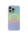 Wholesale Guess GUHMP15XHITSQ Apple iPhone 15 Pro Max hardcase IML Iridescent MagSafe turquoise - GUE2890 - {ean13} - Hurt