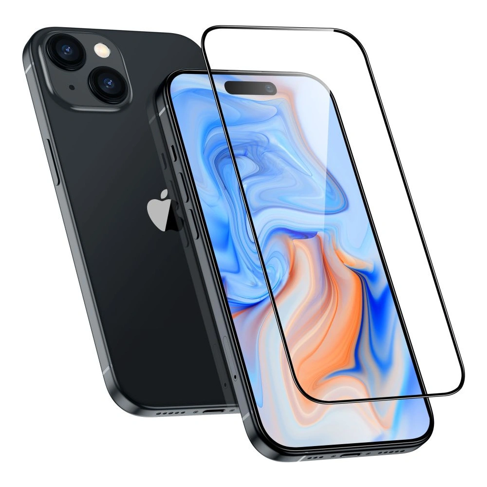 Hurtownia GSM - Gehärtetes Glas ESR Armorite Apple iPhone 15 Schwarz - ESR733 - {ean13} - Hurt