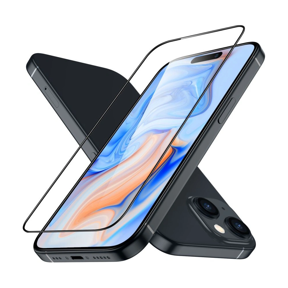 Hurtownia GSM - Gehärtetes Glas ESR Armorite Apple iPhone 15 Schwarz - ESR733 - {ean13} - Hurt
