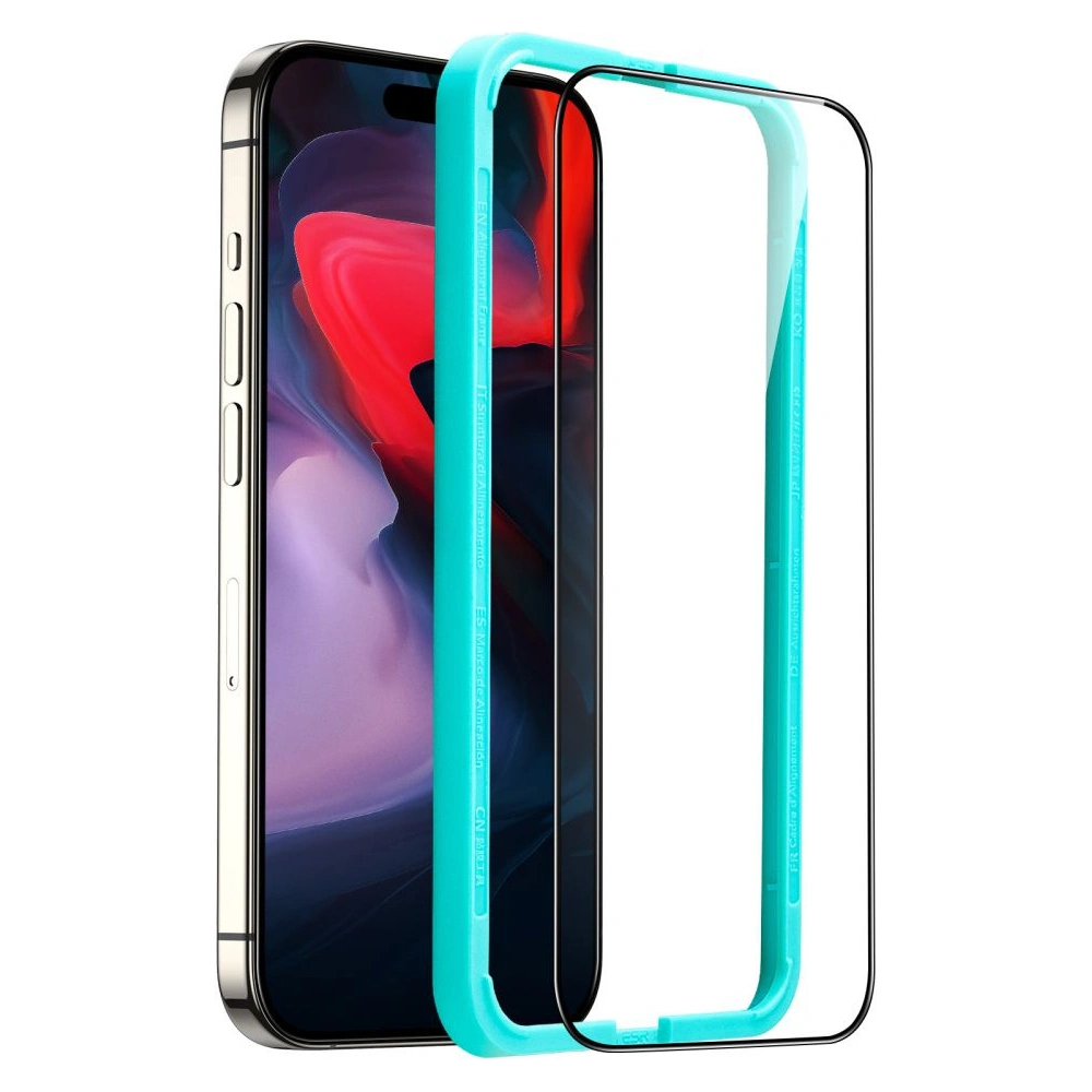 Hurtownia GSM - Edzett üveg ESR Armorite Apple iPhone 15 Pro Fekete - ESR735 - {ean13} - Hurt
