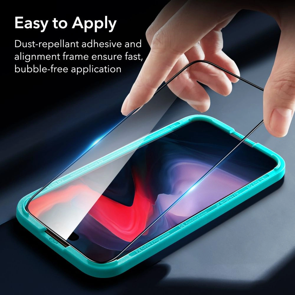 Hurtownia GSM - Gehärtetes Glas ESR Armorite Apple iPhone 15 Pro Max Schwarz - ESR736 - {ean13} - Hurt