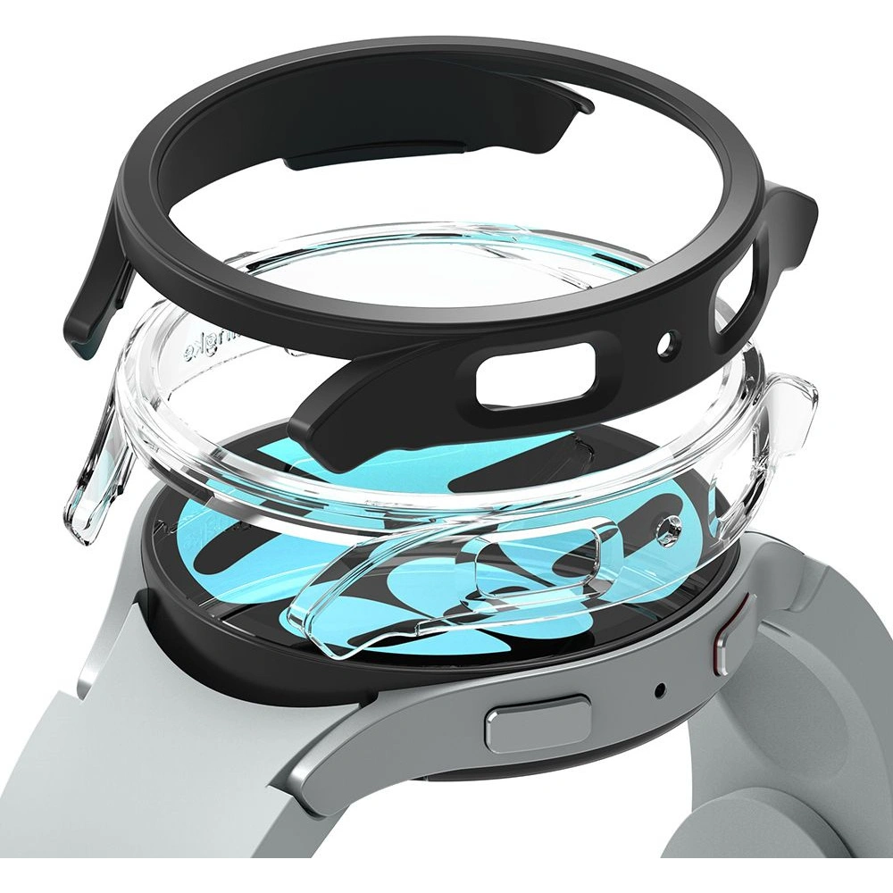 Hurtownia GSM - Etui Ringke Slim Samsung Galaxy Watch 6 44mm Clear & Black [2 PACK] - RGK1831 - {ean13} - Hurt