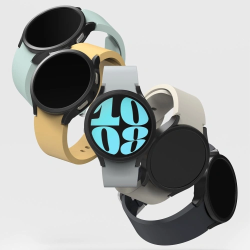 Etui Ringke Slim Samsung Galaxy Watch 6 44mm Clear & Black [2 PACK]