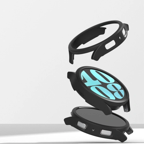 Etui Ringke Slim Samsung Galaxy Watch 6 44mm Clear & Black [2 PACK]