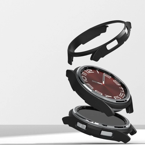 Etui Ringke Slim Samsung Galaxy Watch 6 Classic 43mm Clear & Black [2 PACK]