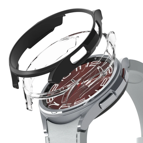 Etui Ringke Slim Samsung Galaxy Watch 6 Classic 47mm Clear & Black [2 PACK]