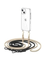 Etui Tech-Protect Flexair Chain MagSafe Apple iPhone 15 Negru & Bej