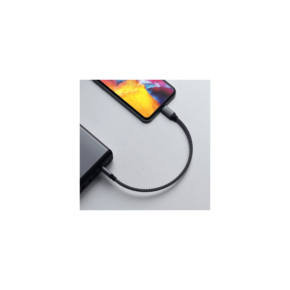 Hurtownia GSM - Cablu Satechi USB-C / lightning 25cm space gray - STH91 - {ean13} - Hurt
