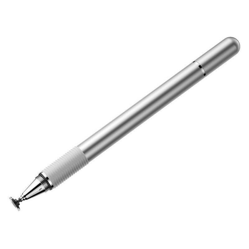 Hurtownia Baseus - 6953156284418 - BSU338SLV - Rysik długopis 2w1 Baseus Golden Cudgel stylus (srebrny) - B2B homescreen