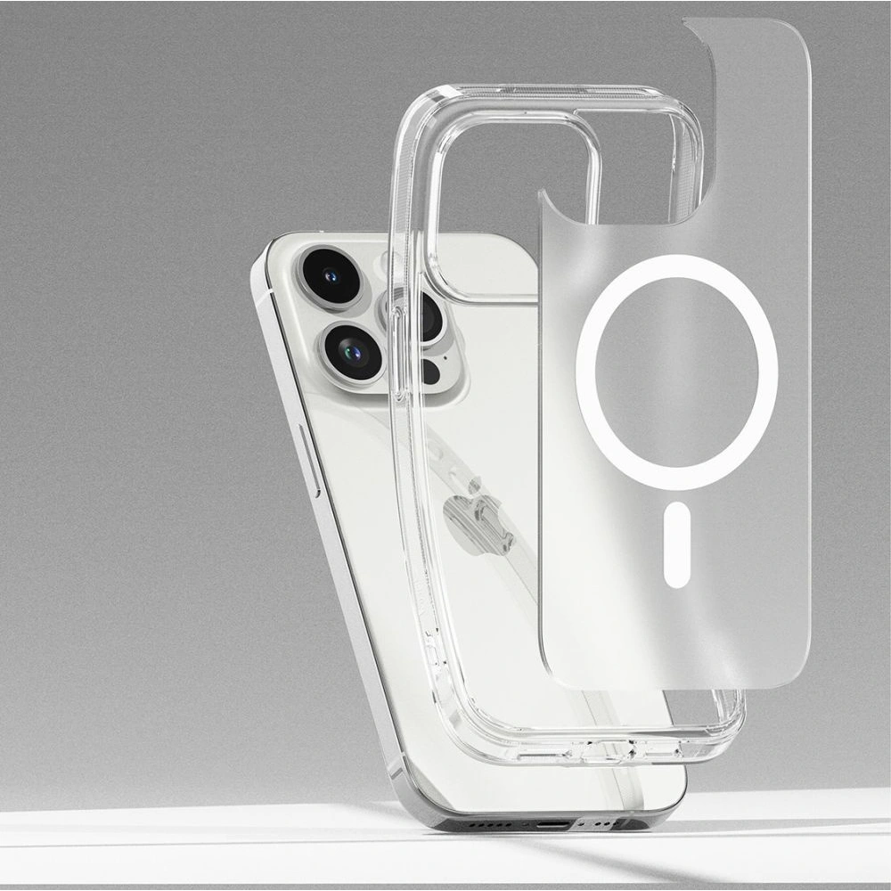 Hurtownia GSM - Etui Ringke Fusion Magnetic MagSafe Apple iPhone 15 Pro Max Matné Čiré - RGK1836 - {ean13} - Hurt