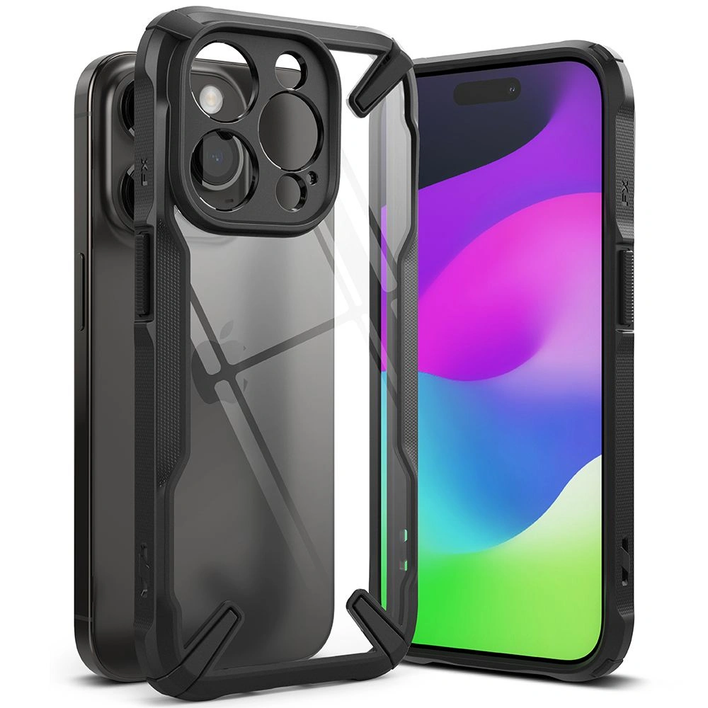 Hurtownia GSM - Case Ringke Fusion-X Apple iPhone 15 Pro Max Schwarz - RGK1837 - {ean13} - Hurt