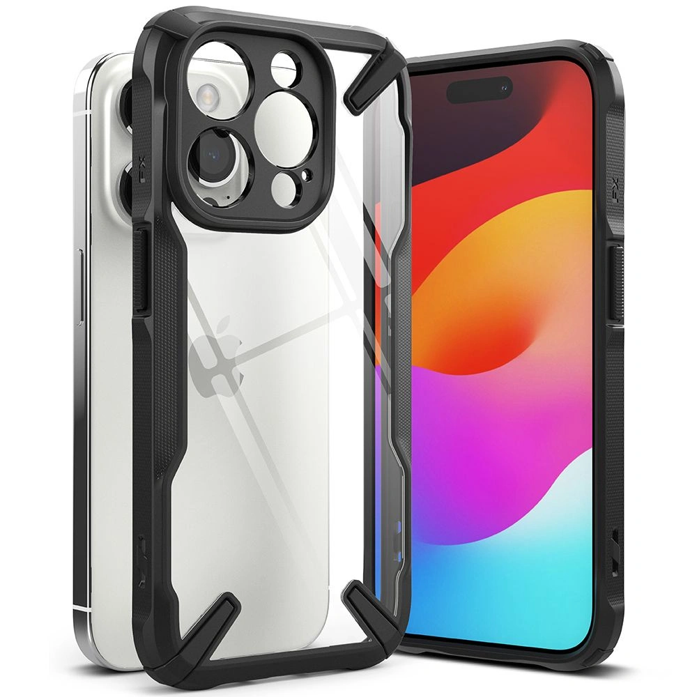 Hurtownia GSM - Case Ringke Fusion-X Apple iPhone 15 Pro Max Schwarz - RGK1837 - {ean13} - Hurt