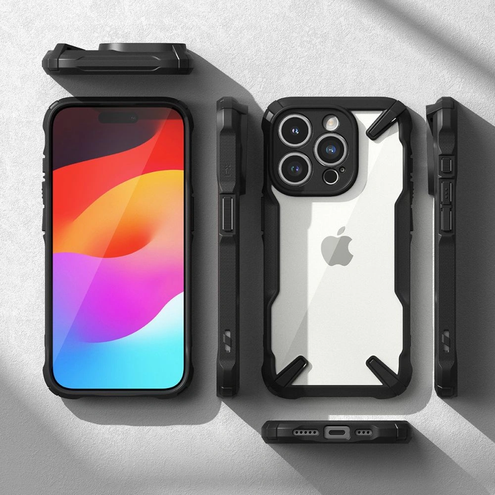 Hurtownia GSM - Case Ringke Fusion-X Apple iPhone 15 Pro Max Schwarz - RGK1837 - {ean13} - Hurt