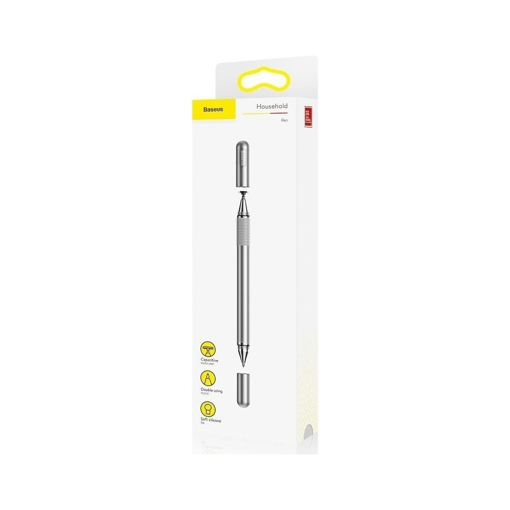 Wholesale Baseus Golden Cudgel Stylus Pen Silver - BSU338SLV - {ean13} - Hurt