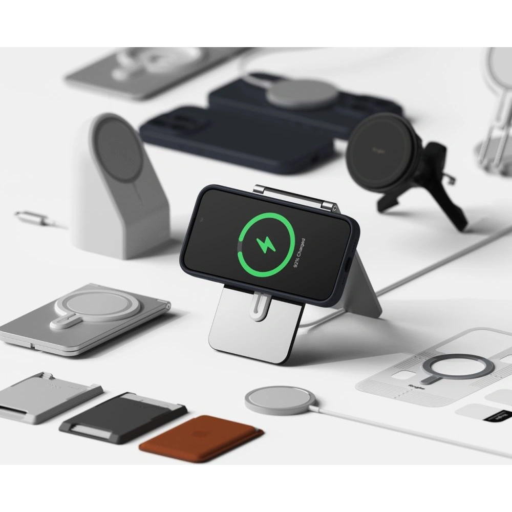 Hurtownia GSM - Etui Ringke Silicone Magnetic MagSafe Apple iPhone 15 Pro Max Tmavě modrý - RGK1841 - {ean13} - Hurt