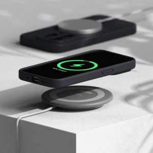 Hurtownia GSM - Etui Ringke Silicone Magnetic MagSafe Apple iPhone 15 Pro Max Tmavě modrý - RGK1841 - {ean13} - Hurt