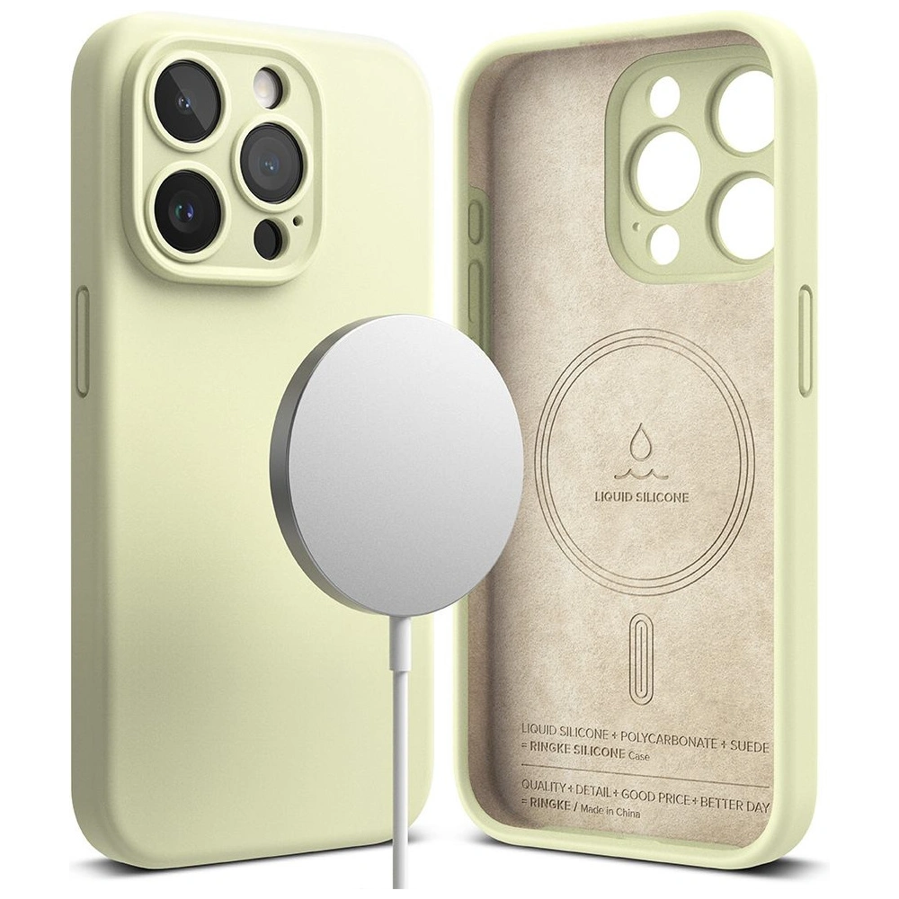 Hurtownia GSM - Case Ringke Silikon Magnetic MagSafe Apple iPhone 15 Pro Max Sunny Lime - RGK1842 - {ean13} - Hurt