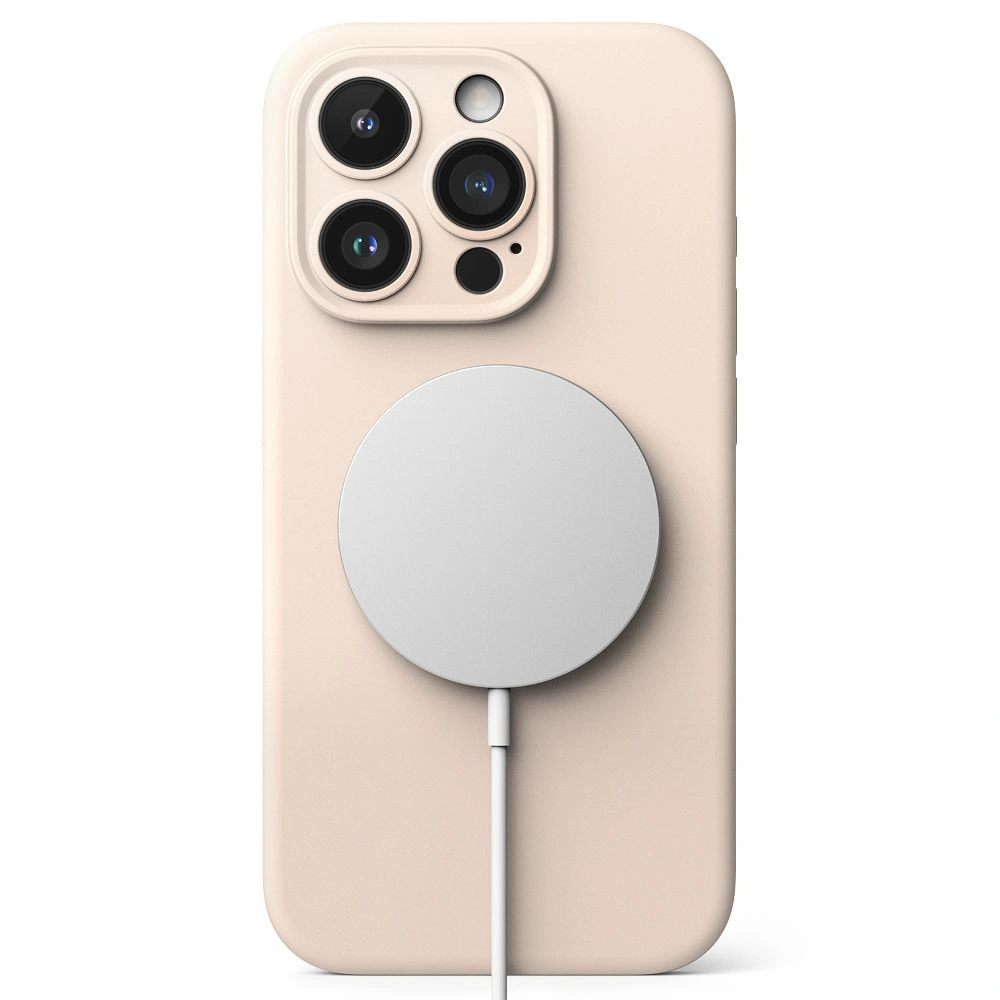 Hurtownia GSM - Etui Ringke Silicone Magnetic MagSafe Apple iPhone 15 Pro Max Růžový písek - RGK1843 - {ean13} - Hurt