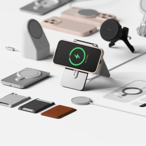 Hurtownia GSM - Etui Ringke Silicone Magnetic MagSafe Apple iPhone 15 Pro Max Růžový písek - RGK1843 - {ean13} - Hurt