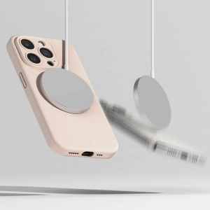 Hurtownia GSM - Etui Ringke Silicone Magnetic MagSafe Apple iPhone 15 Pro Max Růžový písek - RGK1843 - {ean13} - Hurt