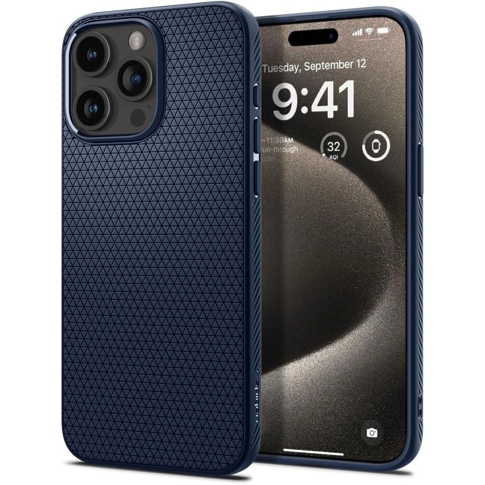 Hurtownia GSM - Etui Spigen Liquid Air Apple iPhone 15 Pro Max Tengerészkék - SPN2946 - {ean13} - Hurt