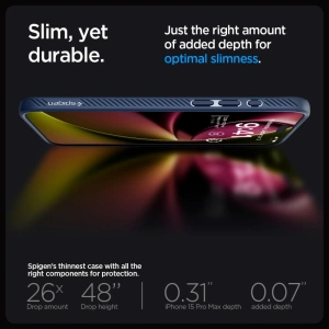 Wholesale Spigen Liquid Air Apple iPhone 15 Pro Max Navy Blue - SPN2946 - {ean13} - Hurt