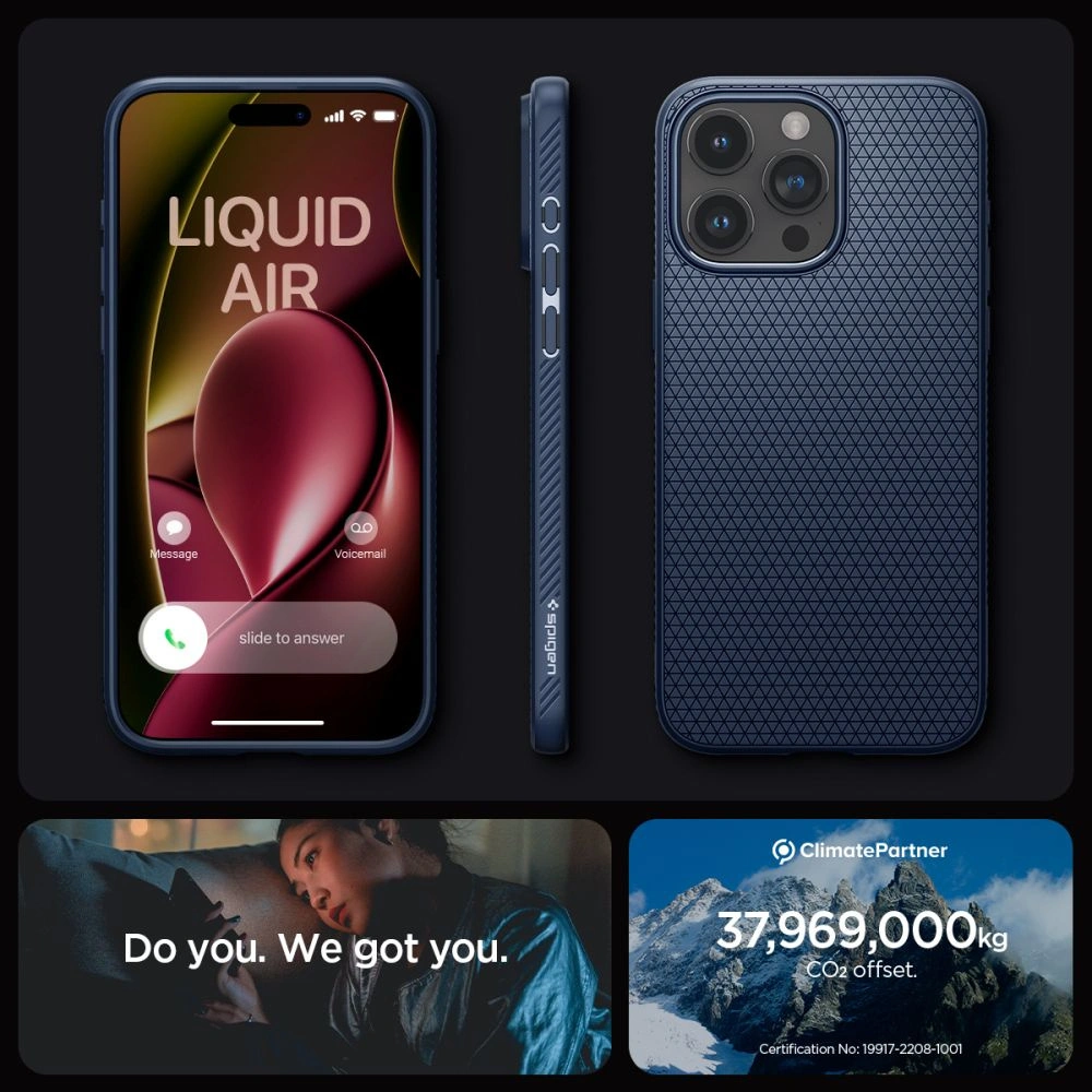 Hurtownia GSM - Etui Spigen Liquid Air Apple iPhone 15 Pro Max Tengerészkék - SPN2946 - {ean13} - Hurt