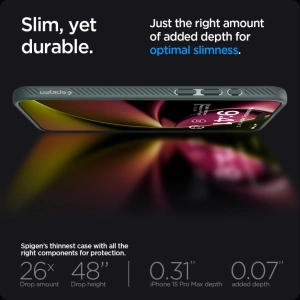 Wholesale Spigen Liquid Air Apple iPhone 15 Pro Max Abyss Green - SPN2947 - {ean13} - Hurt