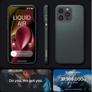 Wholesale Spigen Liquid Air Apple iPhone 15 Pro Max Abyss Green - SPN2947 - {ean13} - Hurt