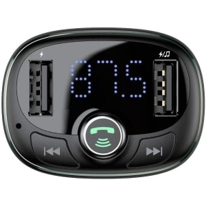 Hurtownia GSM - Baseus FM transmitter s Bluetooth USB microSD (modrý) - BSU340BLU - {ean13} - Hurt