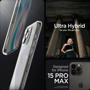 Wholesale Spigen Ultra Hybrid Apple iPhone 15 Pro Max Crystal Clear - SPN2948 - {ean13} - Hurt