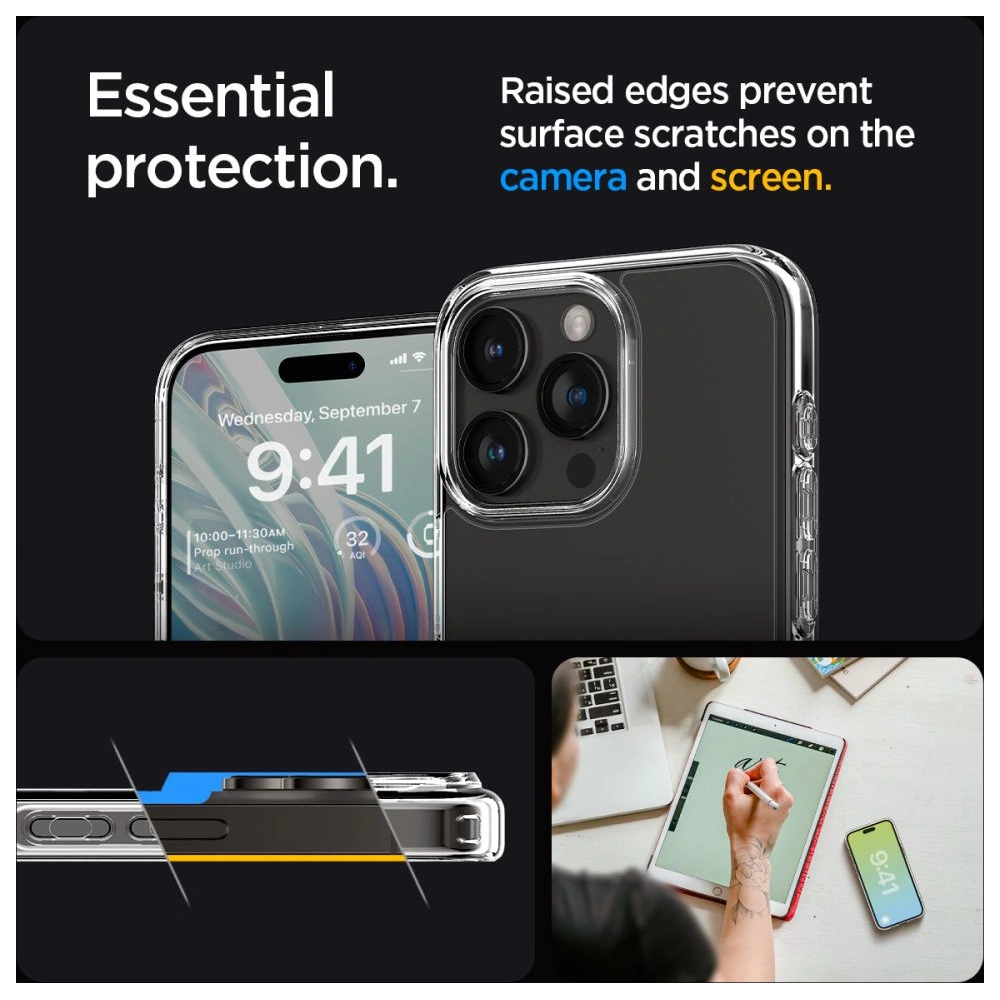 Wholesale Spigen Ultra Hybrid Apple iPhone 15 Pro Max Crystal Clear - SPN2948 - {ean13} - Hurt