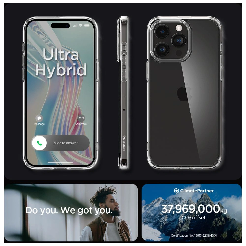 Hurtownia GSM - Case Spigen Ultra Hybrid Apple iPhone 15 Pro Max Crystal Clear - SPN2948 - {ean13} - Hurt
