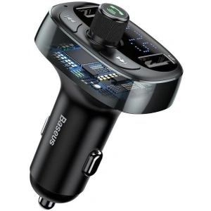 Hurtownia GSM - Baseus FM transmitter s Bluetooth USB microSD (modrý) - BSU340BLU - {ean13} - Hurt