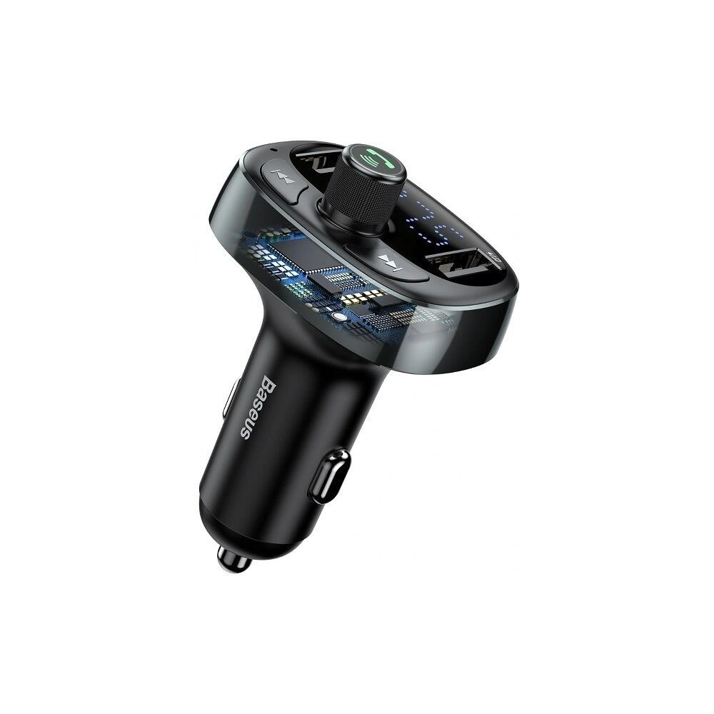 Hurtownia GSM - Baseus FM transmitter s Bluetooth USB microSD (modrý) - BSU340BLU - {ean13} - Hurt