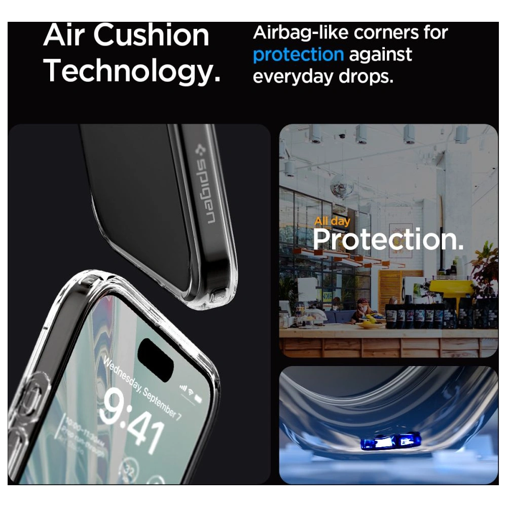 Hurtownia GSM - Case Spigen Ultra Hybrid Apple iPhone 15 Pro Max Frost Clear - SPN2949 - {ean13} - Hurt