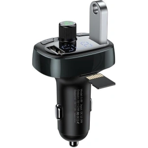 Hurtownia GSM - Baseus FM transmitter s Bluetooth USB microSD (modrý) - BSU340BLU - {ean13} - Hurt