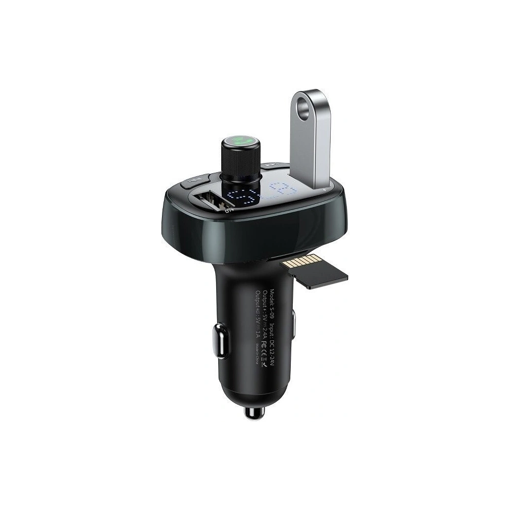 Hurtownia GSM - Baseus FM transmitter s Bluetooth USB microSD (modrý) - BSU340BLU - {ean13} - Hurt