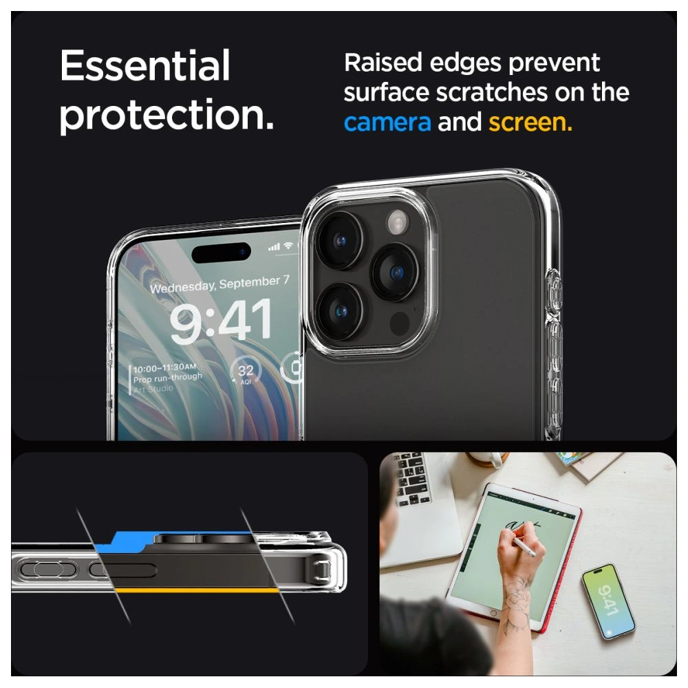 Hurtownia GSM - Case Spigen Ultra Hybrid Apple iPhone 15 Pro Max Frost Clear - SPN2949 - {ean13} - Hurt