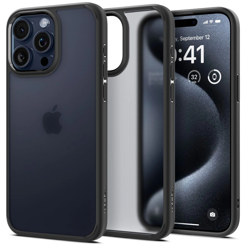 Hurtownia GSM - Etui Spigen Ultra Hybrid Apple iPhone 15 Pro Max Frost Fekete - SPN2950 - {ean13} - Hurt