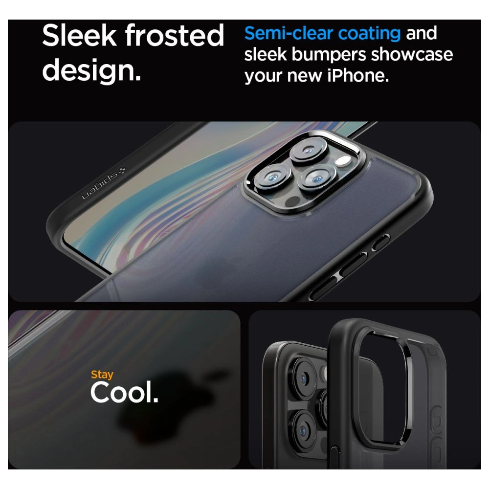 Hurtownia GSM - Etui Spigen Ultra Hybrid Apple iPhone 15 Pro Max Frost Fekete - SPN2950 - {ean13} - Hurt