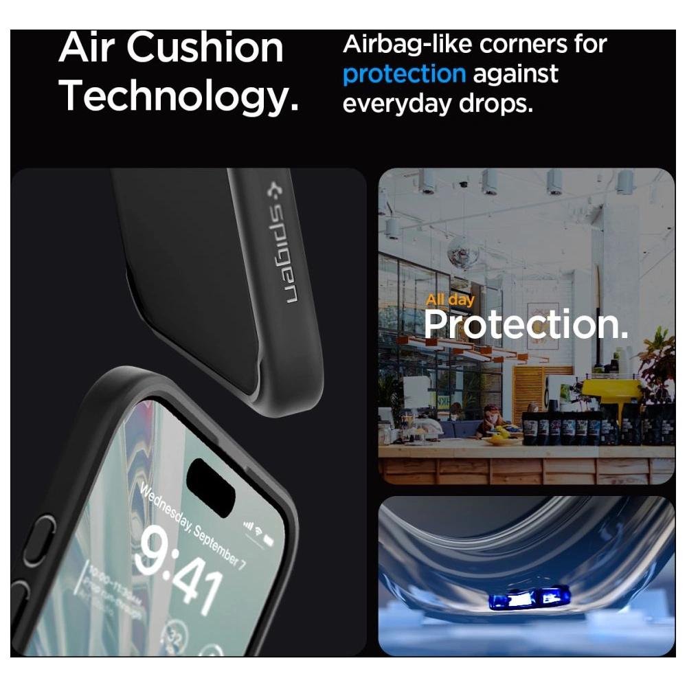 Hurtownia GSM - Etui Spigen Ultra Hybrid Apple iPhone 15 Pro Max Frost Fekete - SPN2950 - {ean13} - Hurt