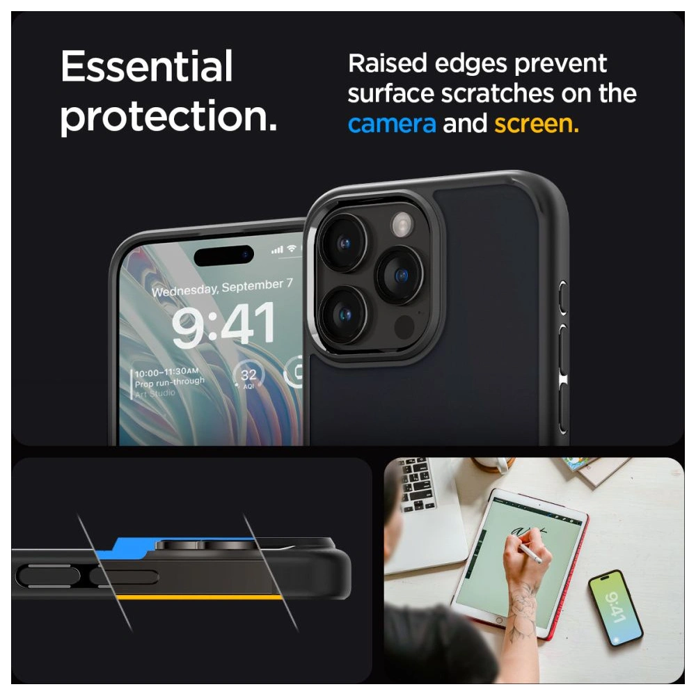 Hurtownia GSM - Etui Spigen Ultra Hybrid Apple iPhone 15 Pro Max Frost Fekete - SPN2950 - {ean13} - Hurt