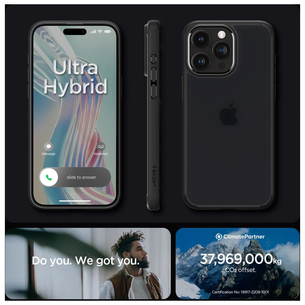 Hurtownia GSM - Etui Spigen Ultra Hybrid Apple iPhone 15 Pro Max Frost Fekete - SPN2950 - {ean13} - Hurt