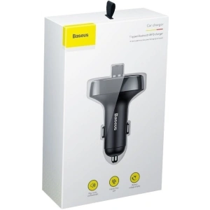 Hurtownia GSM - Baseus FM transmitter s Bluetooth USB microSD (modrý) - BSU340BLU - {ean13} - Hurt
